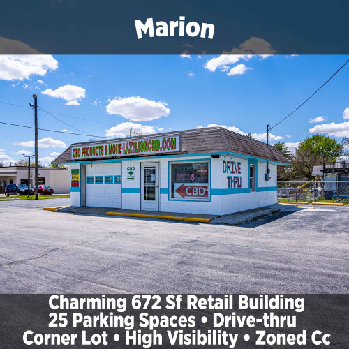 CHARMING 672 SF RETAIL BUILDING IN MARION